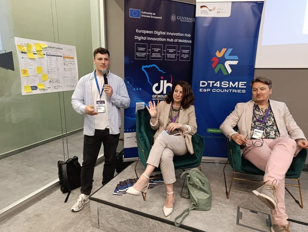 EDIH „DIH of Moldova” a participat la workshopul internațional „EDIH in Action” din cadrul Moldova Digital Summit 2026 — 13