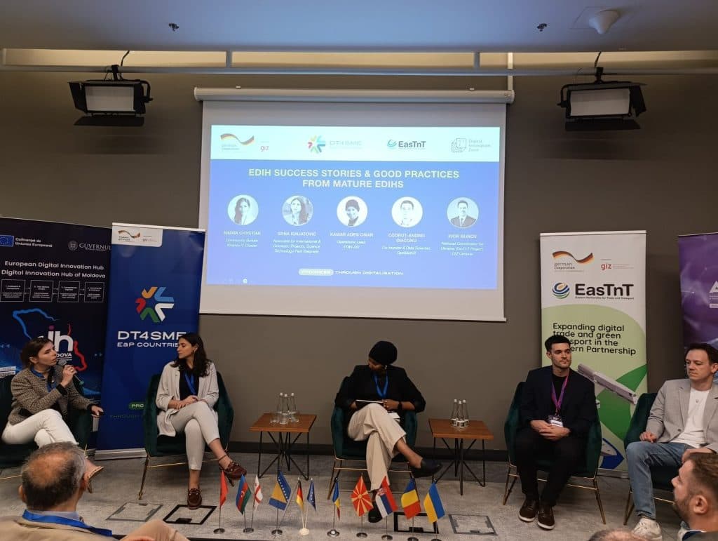 EDIH „DIH of Moldova” a participat la workshopul internațional „EDIH in Action” din cadrul Moldova Digital Summit 2026 — 6