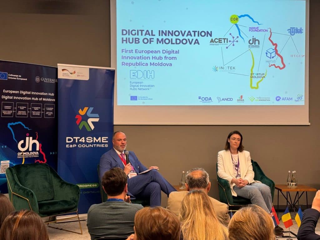 EDIH „DIH of Moldova” a participat la workshopul internațional „EDIH in Action” din cadrul Moldova Digital Summit 2026 — 15