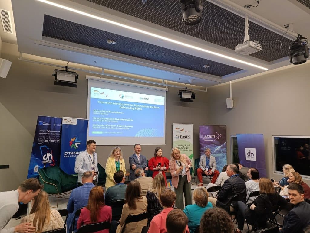 EDIH „DIH of Moldova” a participat la workshopul internațional „EDIH in Action” din cadrul Moldova Digital Summit 2026 — 8